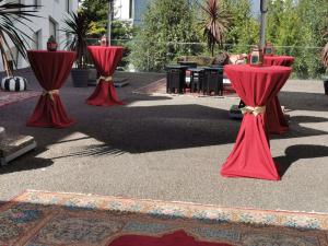 Eco Stehtisch mit Stoff-Husse 9